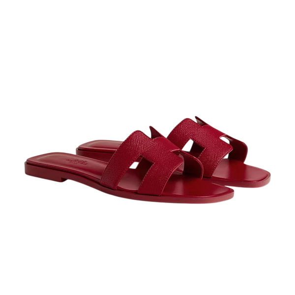 Hermès Oran Sandal Red