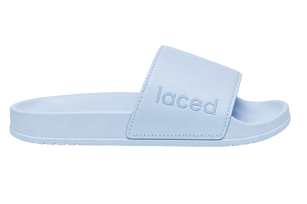 Laced Slide Blue