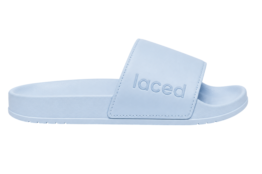 Laced Slide Blue