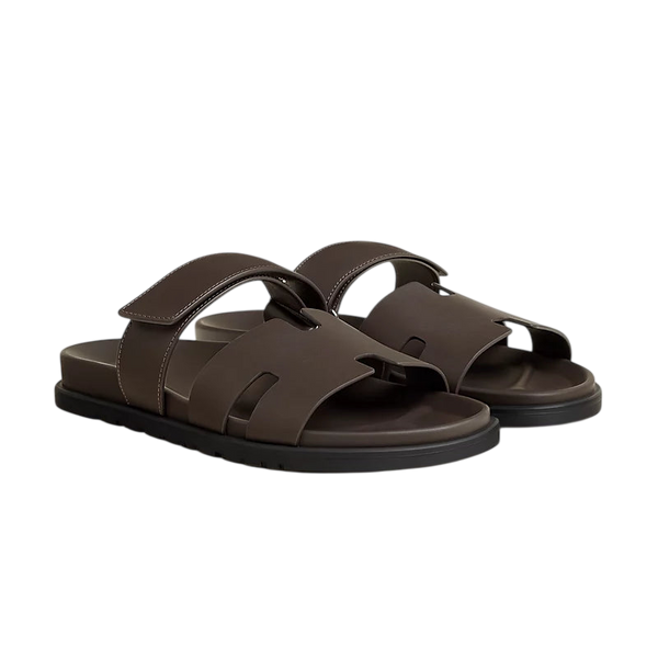 Hermes Chypre Sandal Dark Brown
