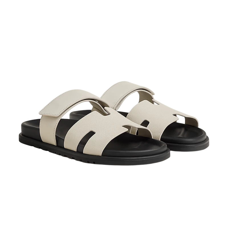 Hermes Chypre Sandal White