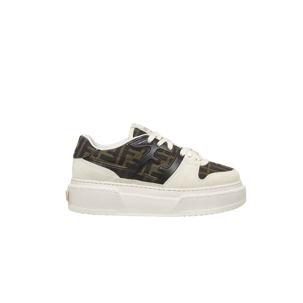 Fendi Women's Match Sneaker Brown