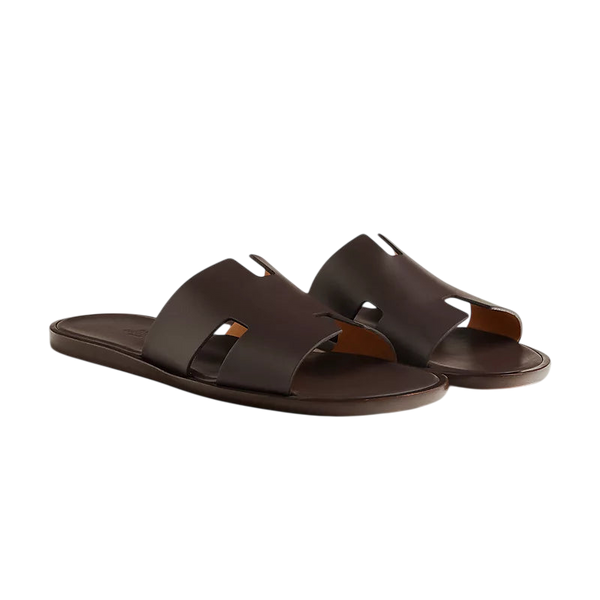 Hermès Izmir Sandal Dark Brown