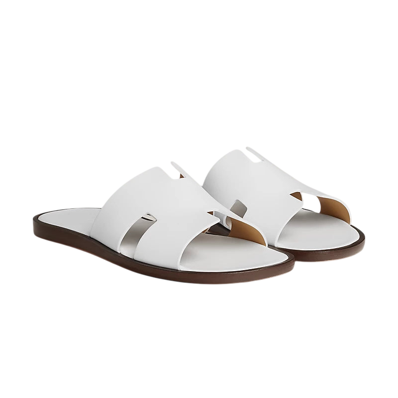 Hermès Izmir Sandal White