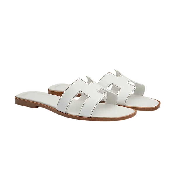 Hermès Oran Sandal White