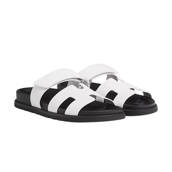 Hermès Womens Chypre Sandal White