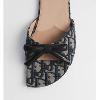 Dior Bow Slide Black & Beige