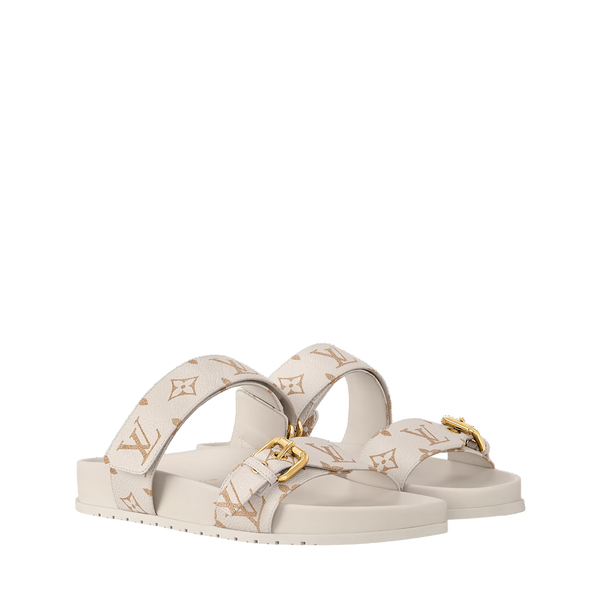 Louis Vuitton Bom Dia Mule White