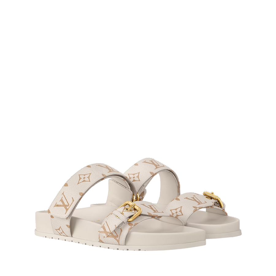 Louis Vuitton Bom Dia Mule White