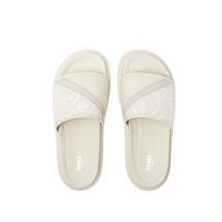 Fendi Diagonal Slide White