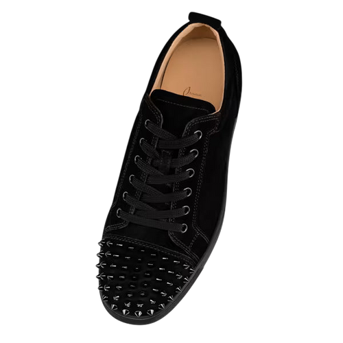 Christian Louboutin Louis Junior Spikes Black