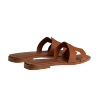 Hermès Oran Sandal Dark Brown