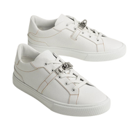 Hermès Day Sneaker White & Brown