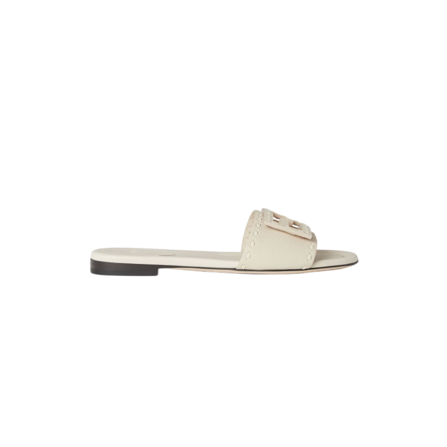 Fendi Baguette Slide White
