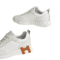 Hermès Womens Bouncing Sneaker White & Brown