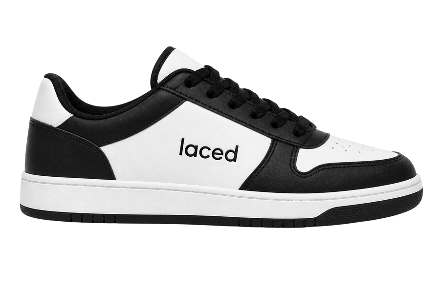 Laced Classic Sneaker Black/White