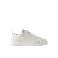 Christian Louboutin Louis Junior Spikes White