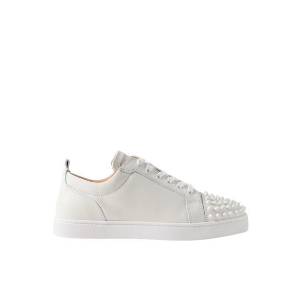Christian Louboutin Louis Junior Spikes White