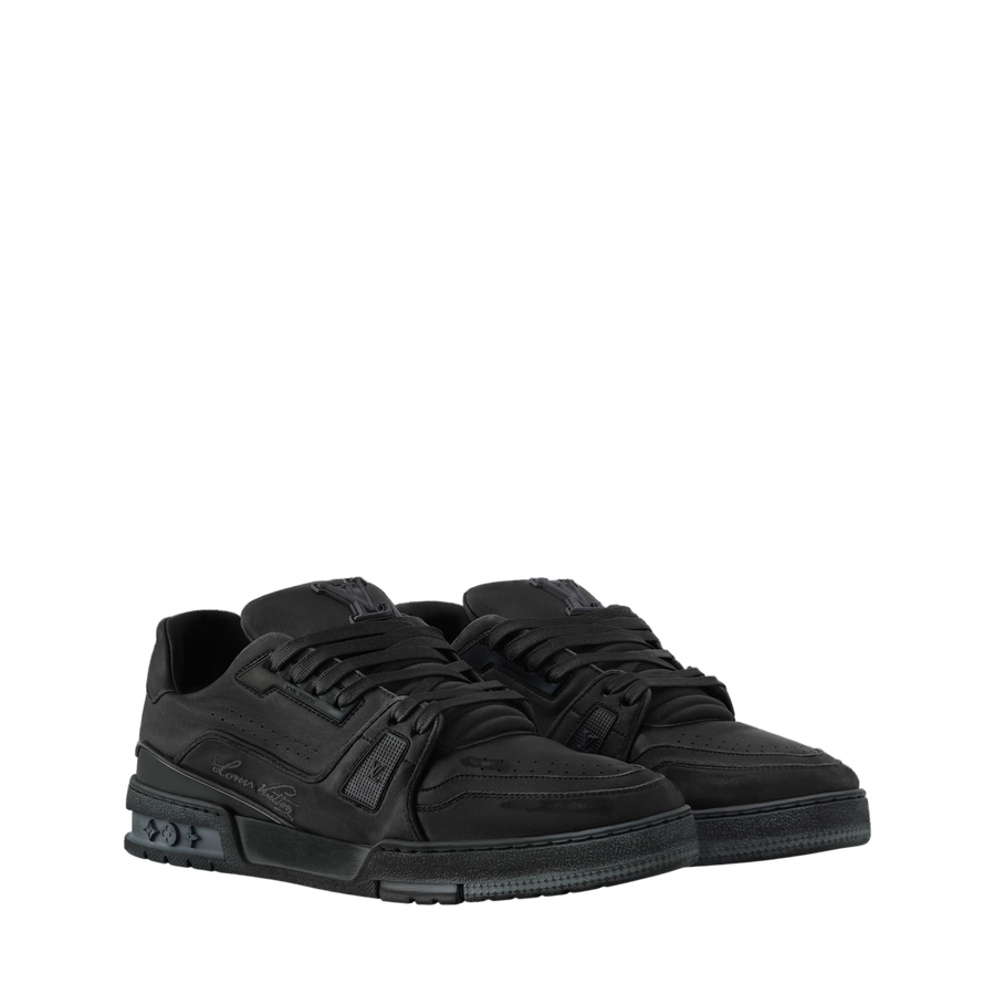 Louis Vuitton Distressed Sneaker Black