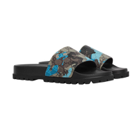 Gucci Lug Sole Slide Blue