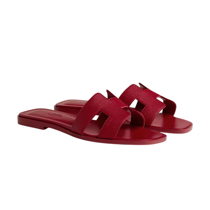 Hermès Oran Sandal Red