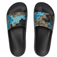 Gucci Lug Sole Slide Blue