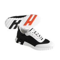 Hermès Bouncing Sneaker Black White & Orange