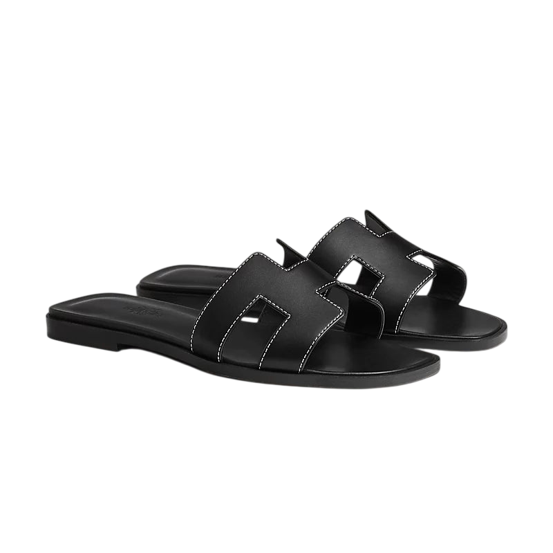 Hermès Oran Sandal Black