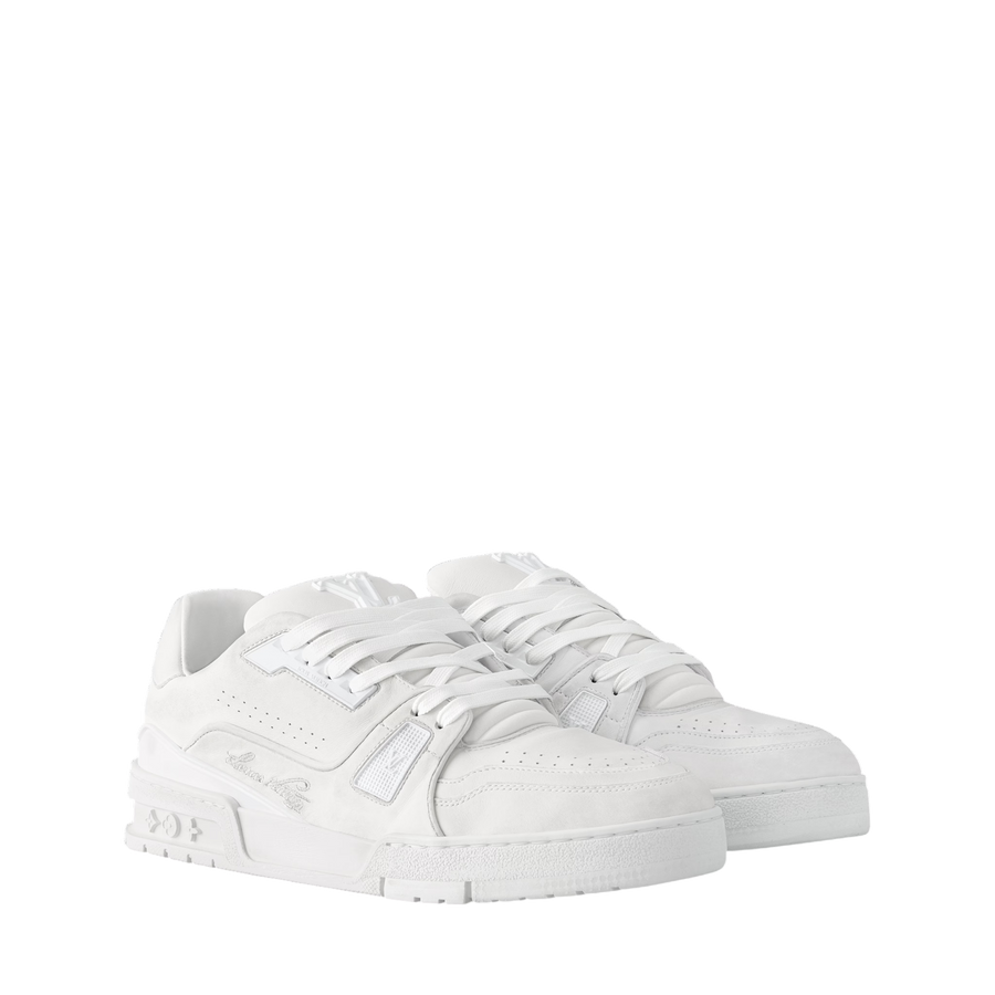 Louis Vuitton Distressed Sneaker White