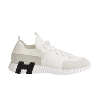 Hermes Lift Slip-on Sneaker White & Black