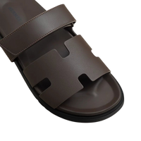 Hermes Chypre Sandal Dark Brown