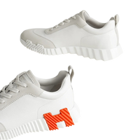 Hermès Bouncing Sneaker White & Orange