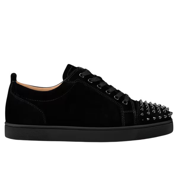Christian Louboutin Louis Junior Spikes Black