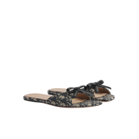Dior Bow Slide Black & Beige