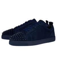 Christian Louboutin Louis Junior Spikes Navy
