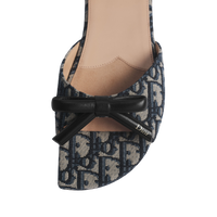 Dior Bow Slide Black & Beige