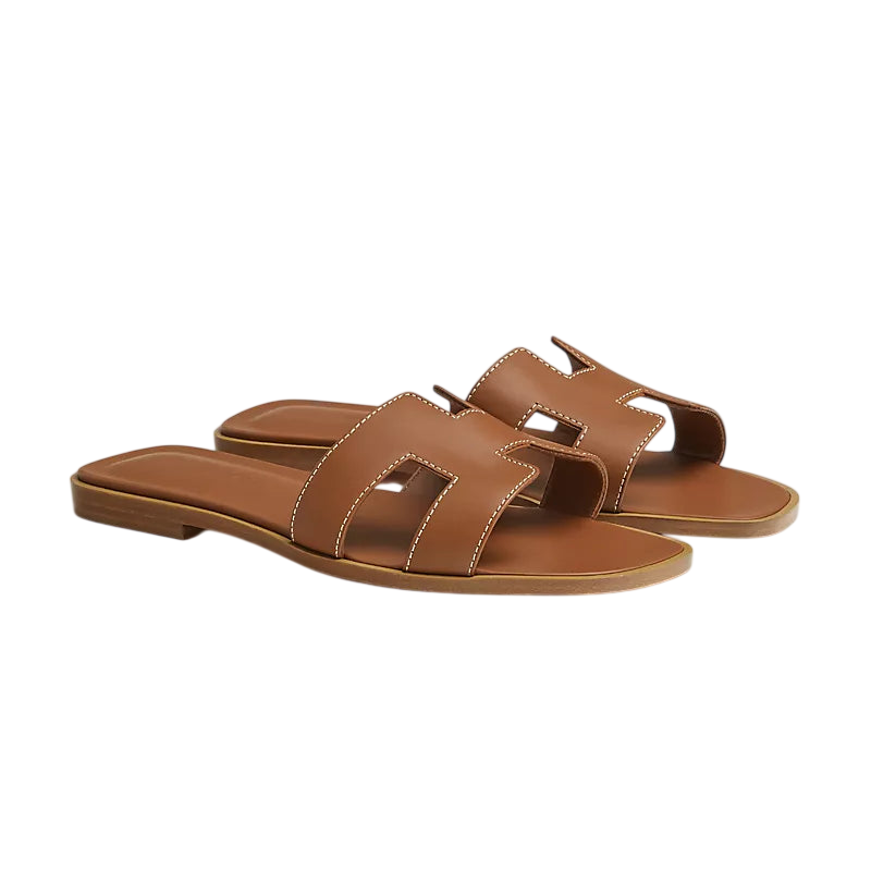 Hermès Oran Sandal Brown