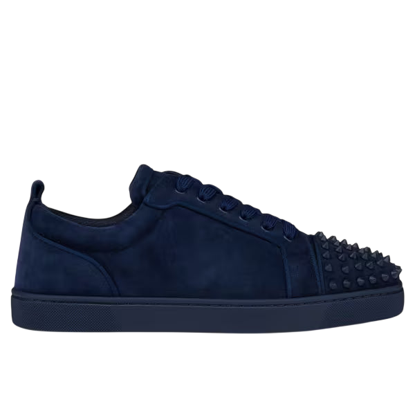 Christian Louboutin Louis Junior Spikes Navy