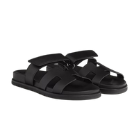 Hermès Womens Chypre Sandal Black