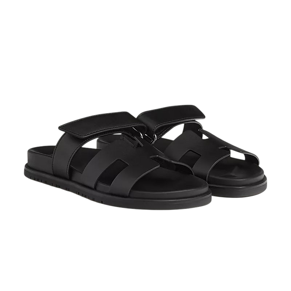 Hermès Womens Chypre Sandal Black