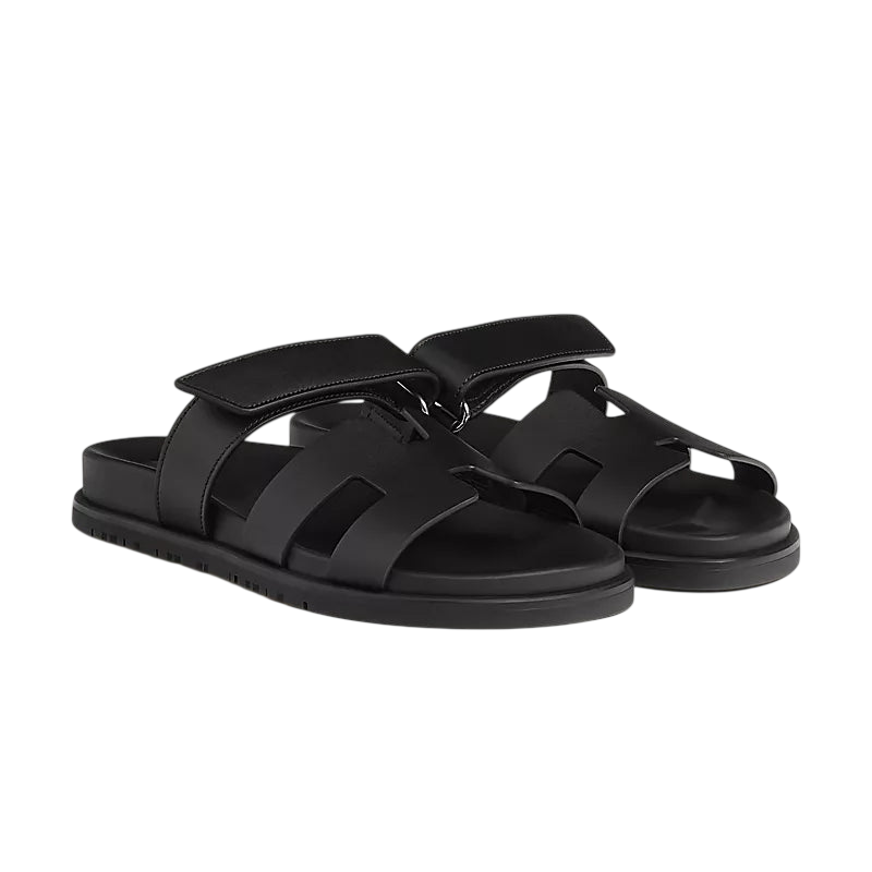 Hermès Womens Chypre Sandal Black