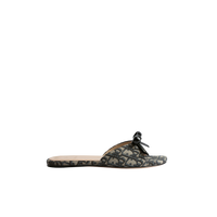 Dior Bow Slide Black & Beige