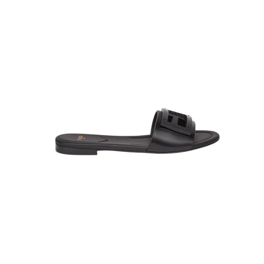 Fendi Baguette Slide Black