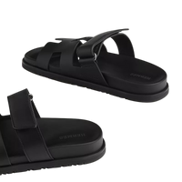 Hermès Womens Chypre Sandal Black