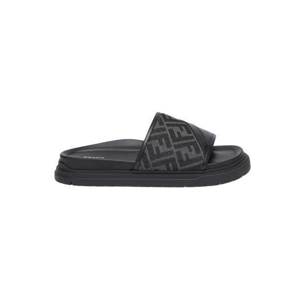 Fendi Diagonal Slide Black