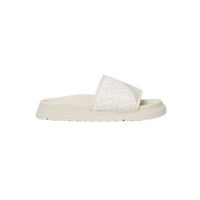 Fendi Diagonal Slide White