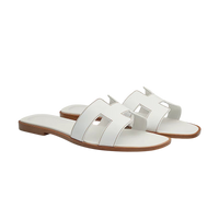 Hermès Oran Sandal White