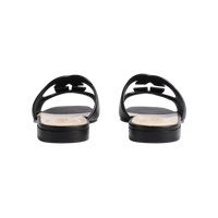 Gucci Cut-Out Leather Slide Black