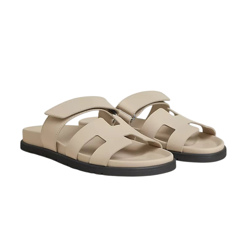 Hermès Womens Chypre Sandal Beige