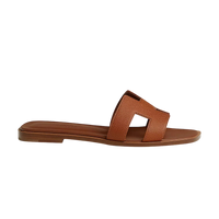 Hermès Oran Sandal Dark Brown